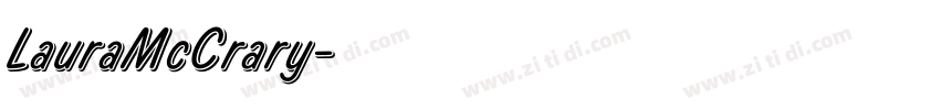 LauraMcCrary字体转换