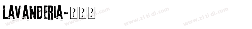 Lavanderia字体转换
