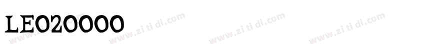 LE020000字体转换