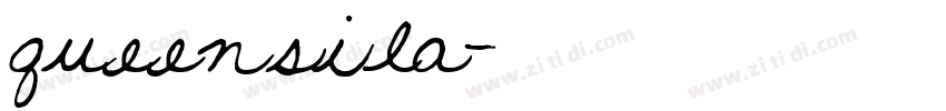 queensila字体转换