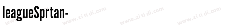 leagueSprtan字体转换