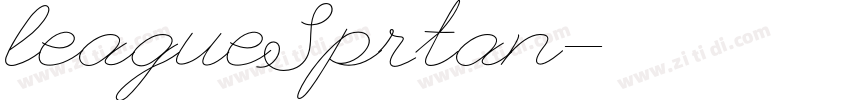 leagueSprtan字体转换