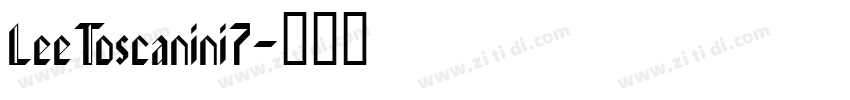 LeeToscanini7字体转换