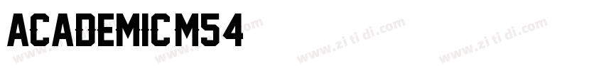 Academic-M54字体转换