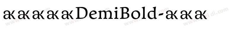 方正锐正圆DemiBold字体转换