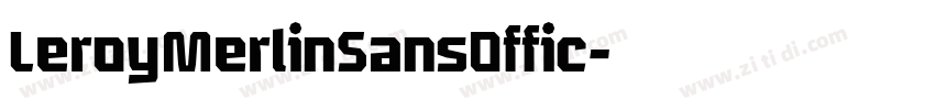 LeroyMerlinSansOffic字体转换