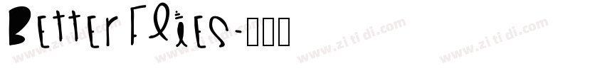 Betterflies字体转换