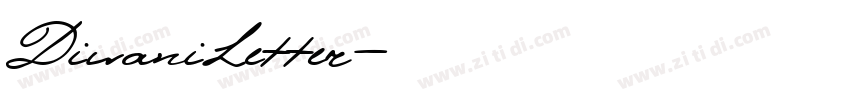 DiwaniLetter字体转换