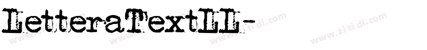 LetteraTextLL字体转换
