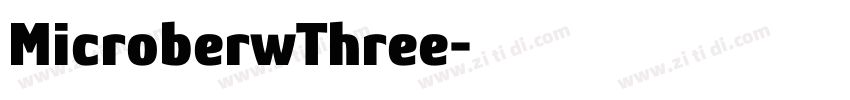 MicroberwThree字体转换