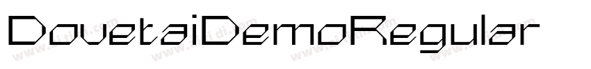 DovetaiDemoRegular字体转换