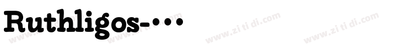 Ruthligos字体转换