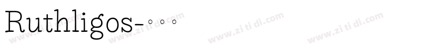 Ruthligos字体转换