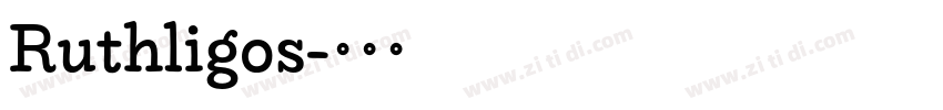 Ruthligos字体转换