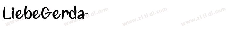 LiebeGerda字体转换