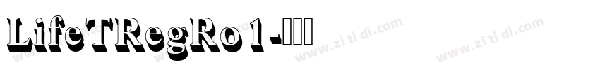 LifeTRegRo1字体转换
