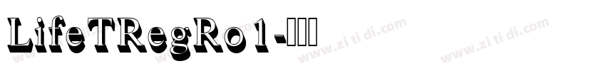 LifeTRegRo1字体转换