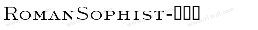 RomanSophist字体转换