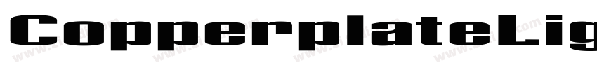 CopperplateLightSCap字体转换