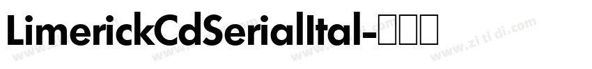 LimerickCdSerialItal字体转换