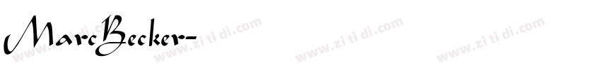 MarcBecker字体转换