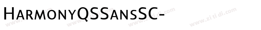 HarmonyQSSansSC字体转换