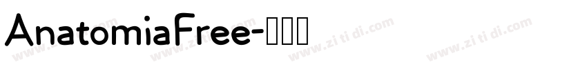 AnatomiaFree字体转换