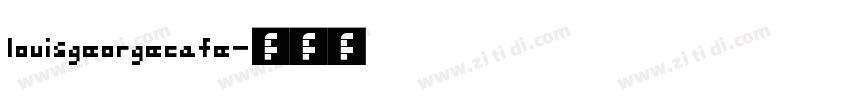 louisgeorgecafe字体转换