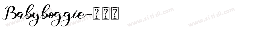 Babyboggie字体转换