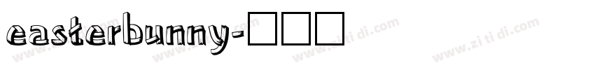 easterbunny字体转换