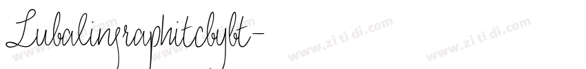Lubalingraphitcbybt字体转换