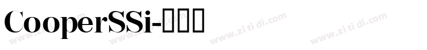 CooperSSi字体转换