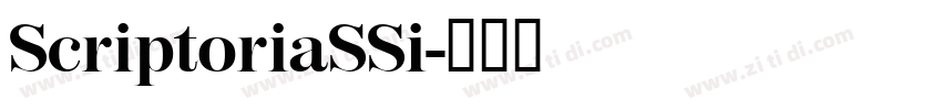 ScriptoriaSSi字体转换