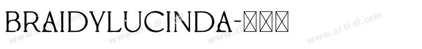 BraidyLucinda字体转换