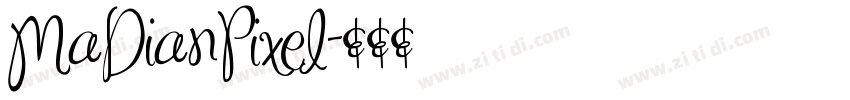 MaDianPixel字体转换