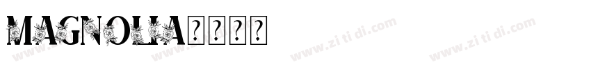 magnolia字体转换
