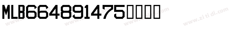 MLB664891475字体转换
