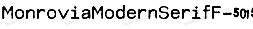 MonroviaModernSerifF字体转换