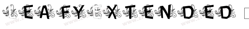 LeafyExtended字体转换