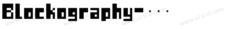 Blockography字体转换