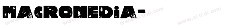 Macromedia字体转换