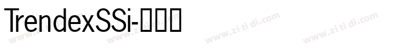 TrendexSSi字体转换