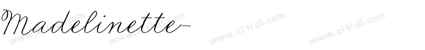 Madelinette字体转换