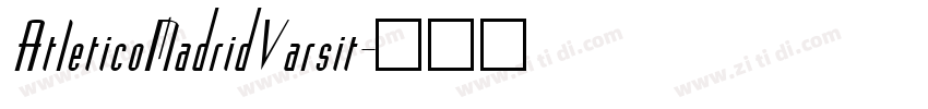 AtleticoMadridVarsit字体转换