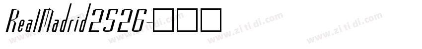RealMadrid2526字体转换