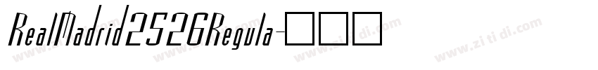 RealMadrid2526Regula字体转换