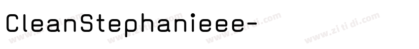 CleanStephanieee字体转换