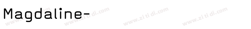 Magdaline字体转换