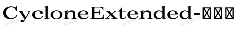 CycloneExtended字体转换