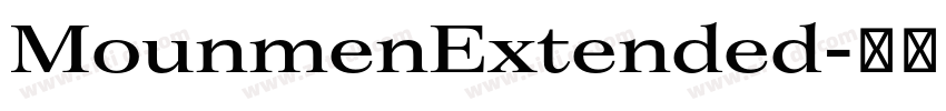 MounmenExtended字体转换